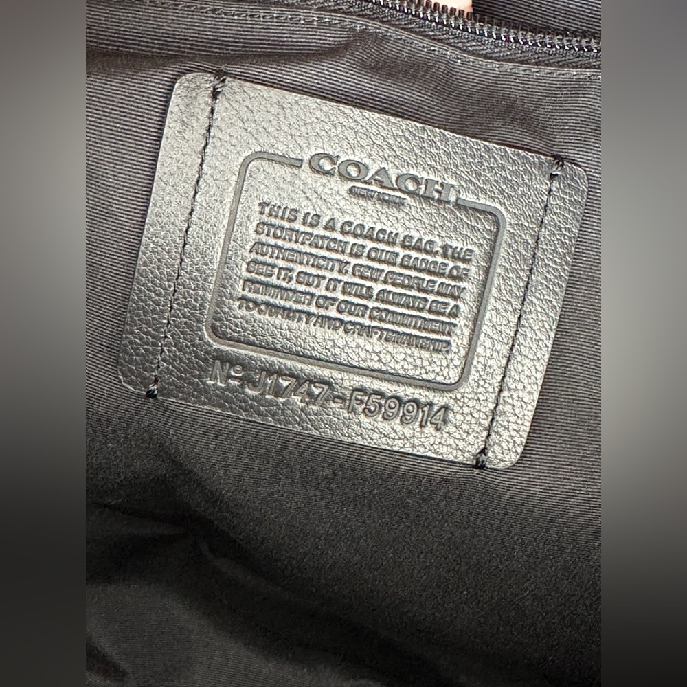 COACH Leather Backpack - Picture 3 of 17